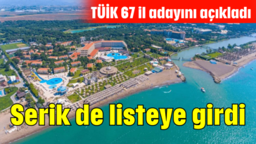 Serik de listeye girdi