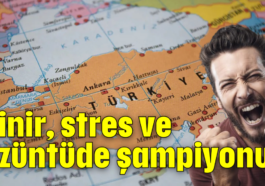 Sinir,  stres ve üzüntüde şampiyonuz