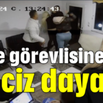 Site görevlisine taciz dayağı