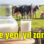 Süte yeni yıl zammı