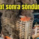 Antalya'nın Alanya ilçesindeki yangın 3 saat sonra söndürüldü