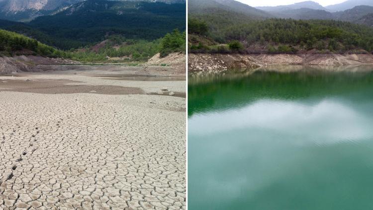 Kuruma tehlikesi bulunan Doyran Göleti, su tutmaya başladı