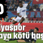 Alanyaspor kupaya kötü başladı 3-0