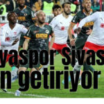 Alanyaspor Sivas'tan puan getiriyor: 1-1