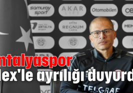 Antalyaspor Alex'le ayrılığı duyurdu