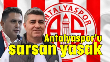 Antalyaspor'u sarsan yasak