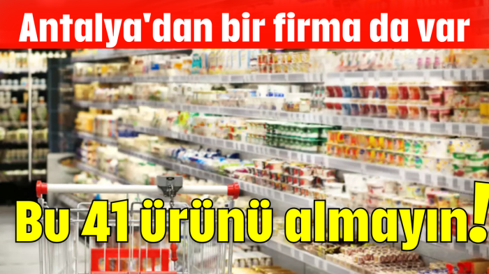 Bu 41 ürünü almayın!