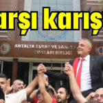 Çarşı karıştı