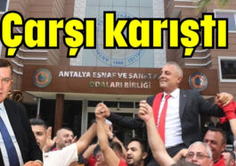 Çarşı karıştı