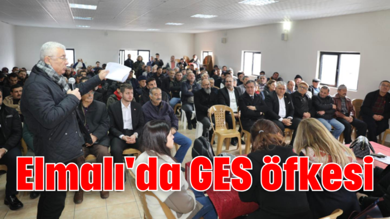 Elmalı'da GES öfkesi