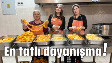 En tatlı dayanışma!