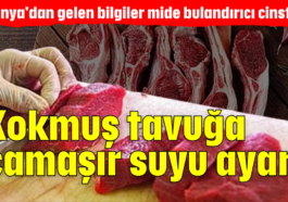 Kokmuş tavuğa çamaşır suyu ayarı