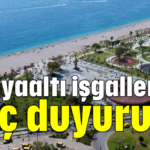 Konyaaltı işgallerine suç duyurusu