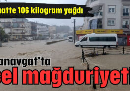 Manavgat'ta sel mağduriyeti