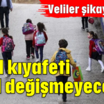 Okul kıyafeti 4 yıl değişmeyecek!