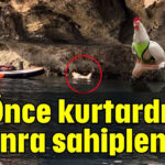 Önce kurtardı sonra sahiplendi