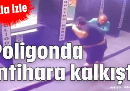 Poligonda intihara kalkıştı