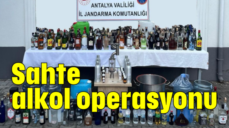 Sahte alkol operasyonu