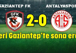 Seri Gaziantep'te sona erdi  2-0