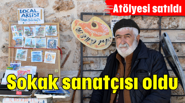 Sokak sanatçısı oldu