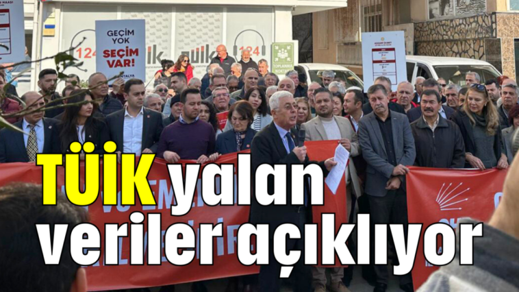 TÜİK yalan veriler açıklıyor