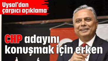 CHP adayını konuşmak için erken