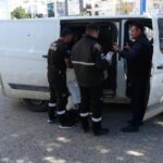 Para taşıyan zırhlı araç ile otomobil çarpıştı: Paralar çuvallarla nakledildi
