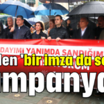 CHP'den 'bir imza da sen at' kampanyası