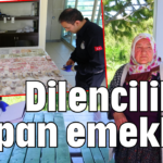 Dilencilik yapan emekli!