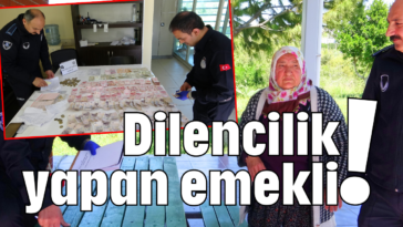 Dilencilik yapan emekli!
