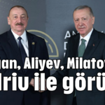 Erdoğan, Aliyev, Milatoviç ve Sadriu ile görüştü