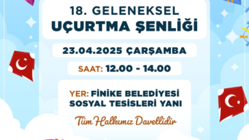 Finike'de geleneksel uçurtma şenlikleri başlıyor