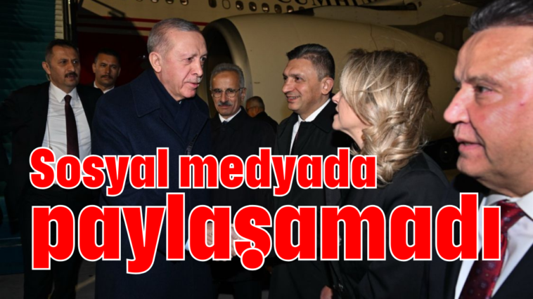 Sosyal medyada paylaşamadı